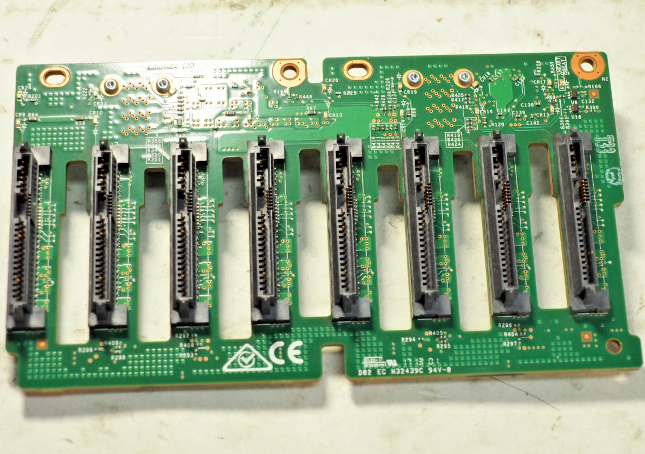 IBM Lenovo 00FJ756 8* 2.5" HDD Backplane Board IBM x3650 M5 Server