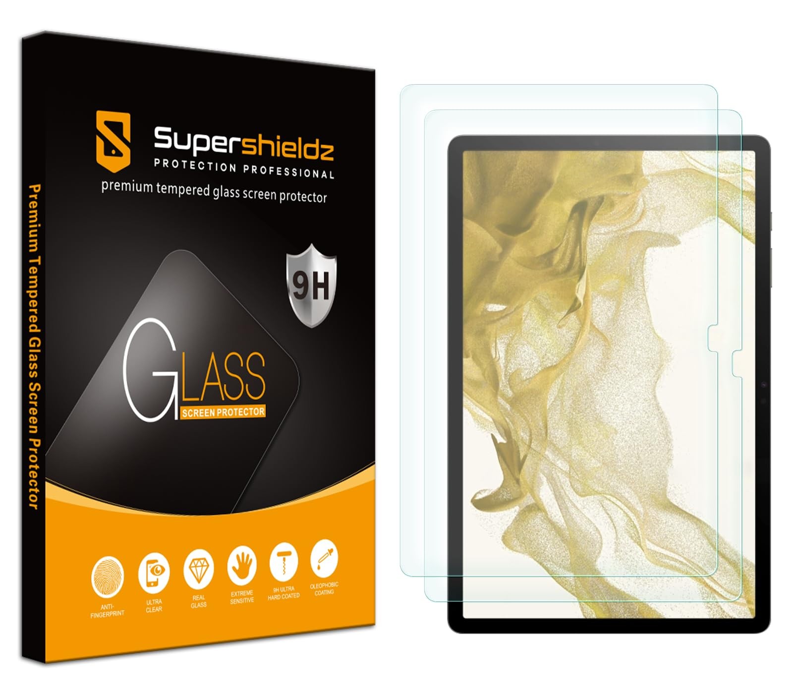 Supershieldz (2 Pack) Designed for Samsung Galaxy Tab S10 12.4 inches, clear
