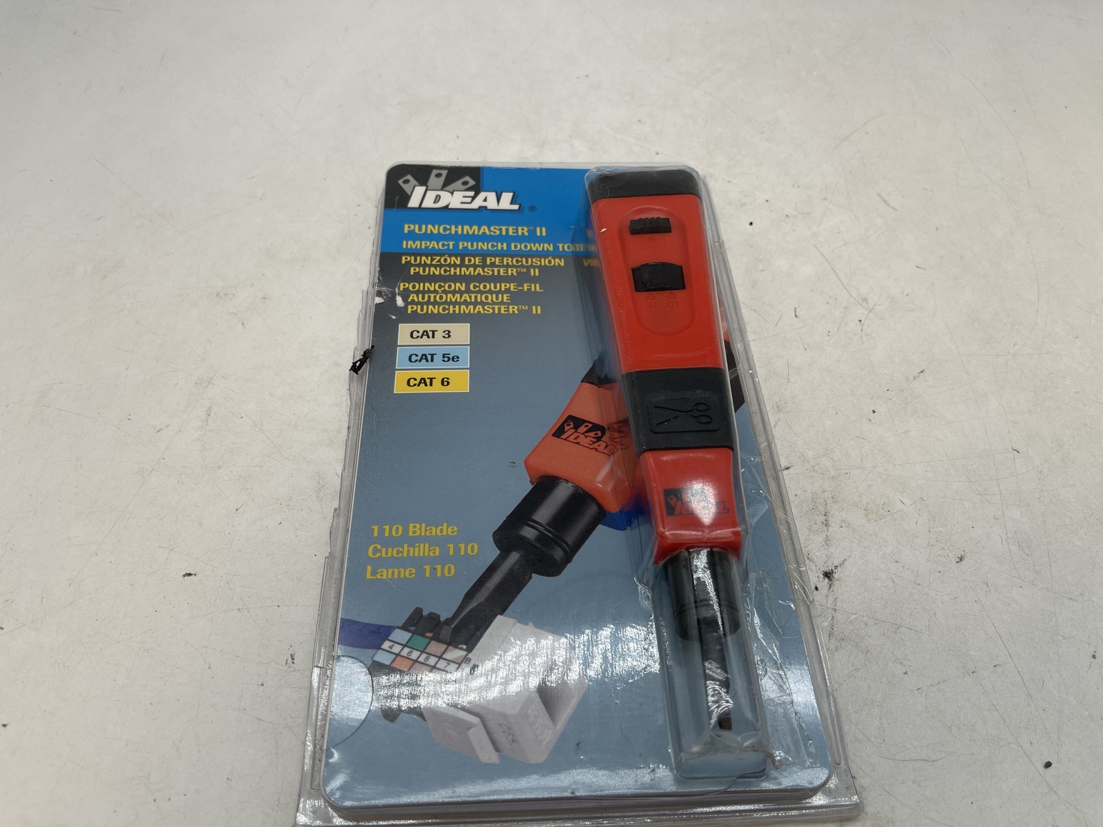 NEW -IDEAL PunchMaster II Impact Punch Down Tool w/110 Blade (35-485) – Free S/H