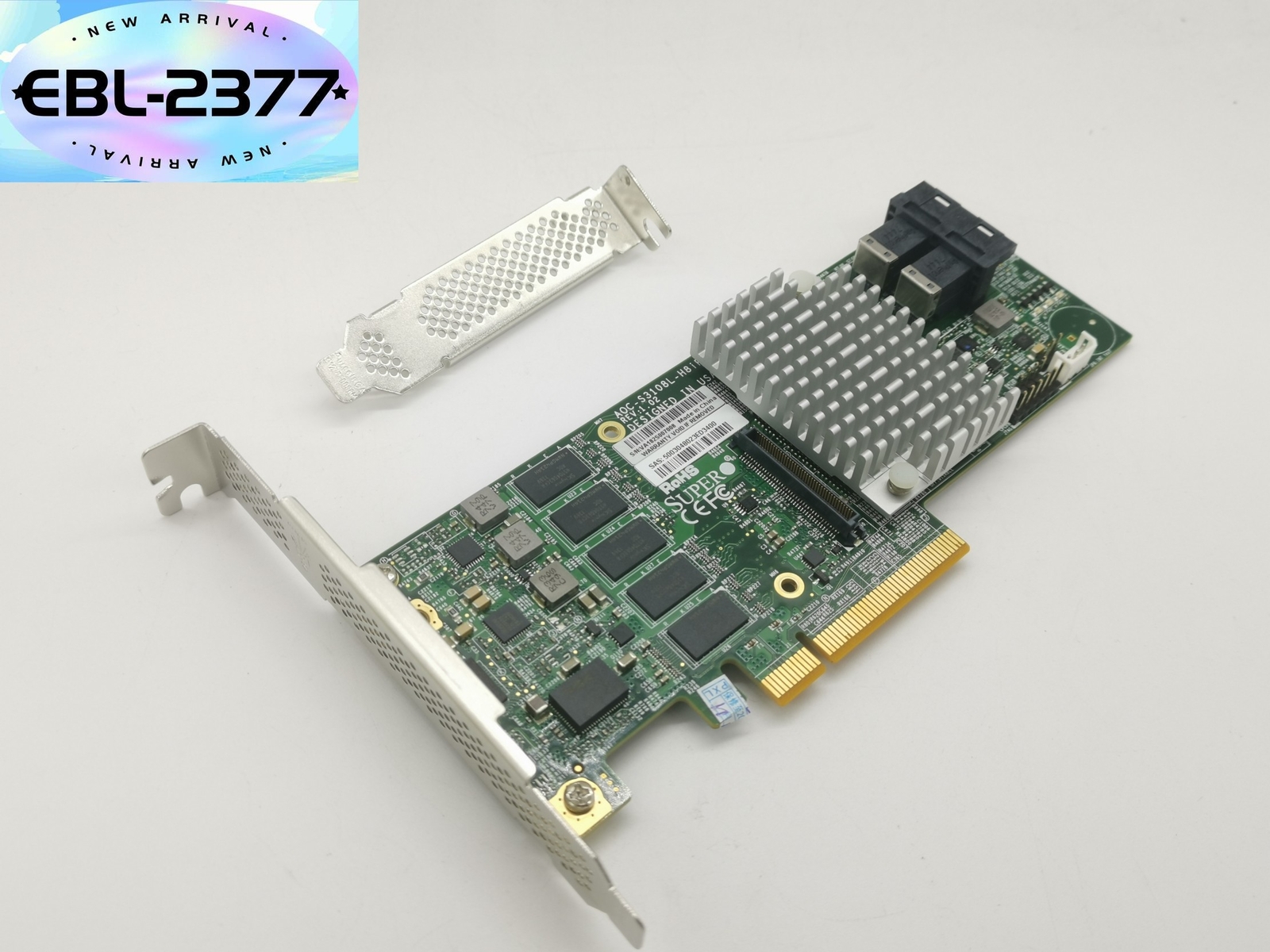 AOC-S3108L-H8IR-16DD SUPERMICRO 3108 8-PORT PCI-E SAS-3 12Gb/s 16 HDD RAID
