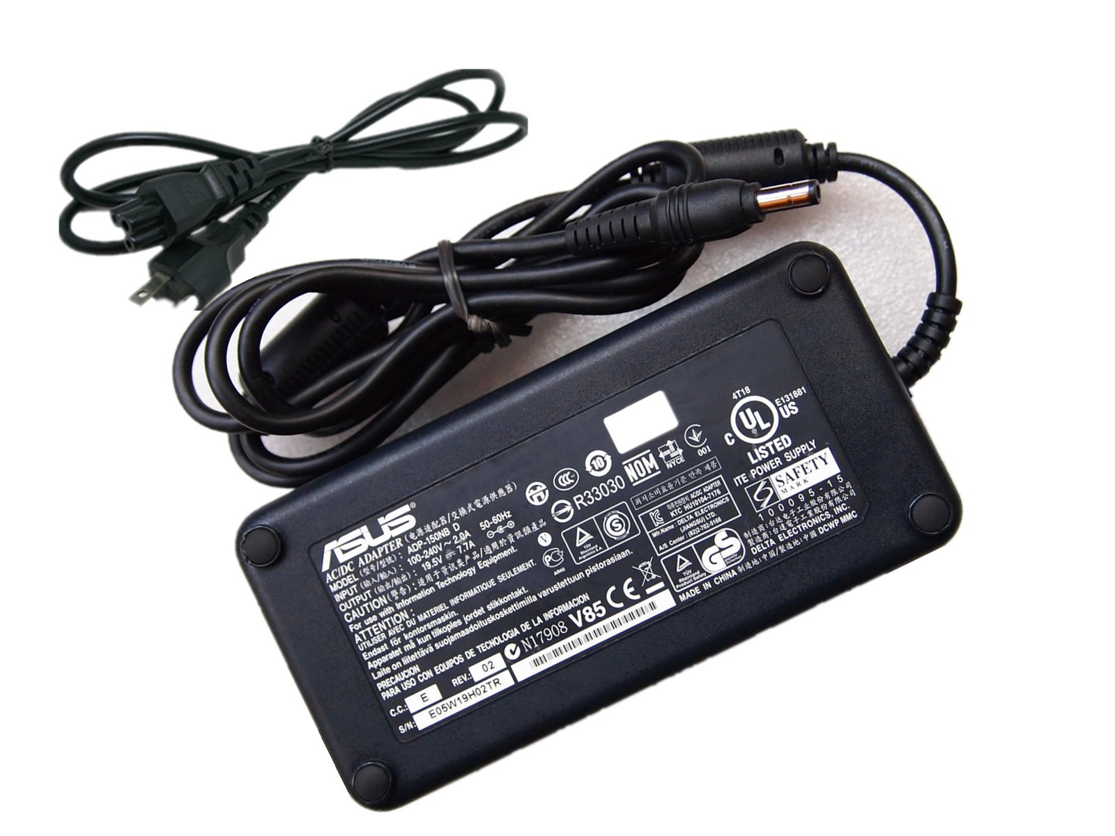 150W GENUINE Liteon AC Adapter Charger compatible with MSI GT660 GT660R Laptop