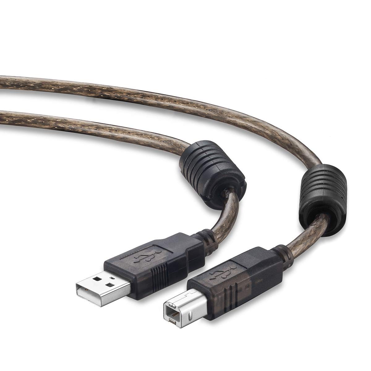 Active USB 2.0 Printer Cable 100Ft - A-Male to 100 feet, 100Ft/30M