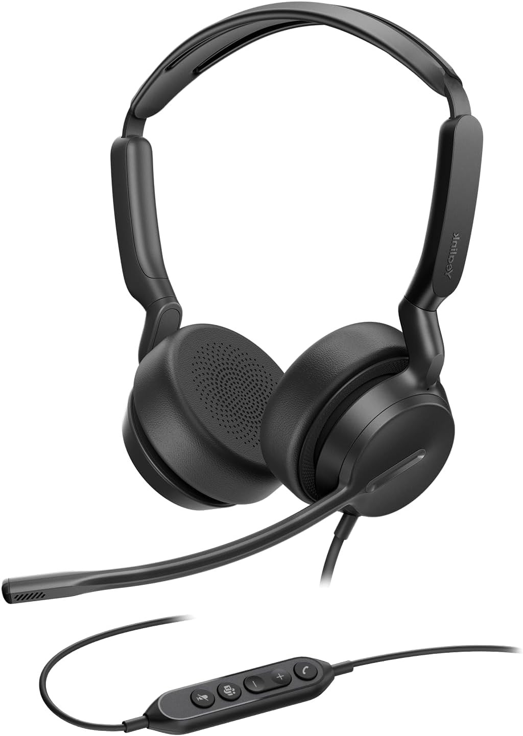UH42 USB-C/A Wired Headset,Ai Noise Cancelling Mic,In-Line Controls