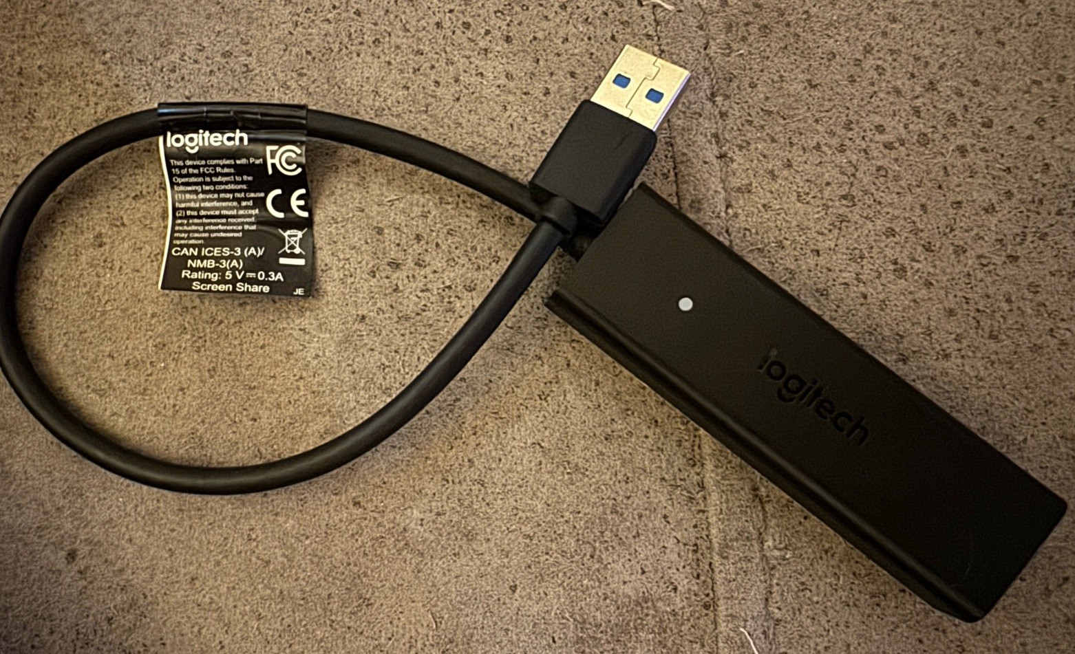 Logitech Conference Screen Share USB to HDMI Adapter (939-001553) – Excellent