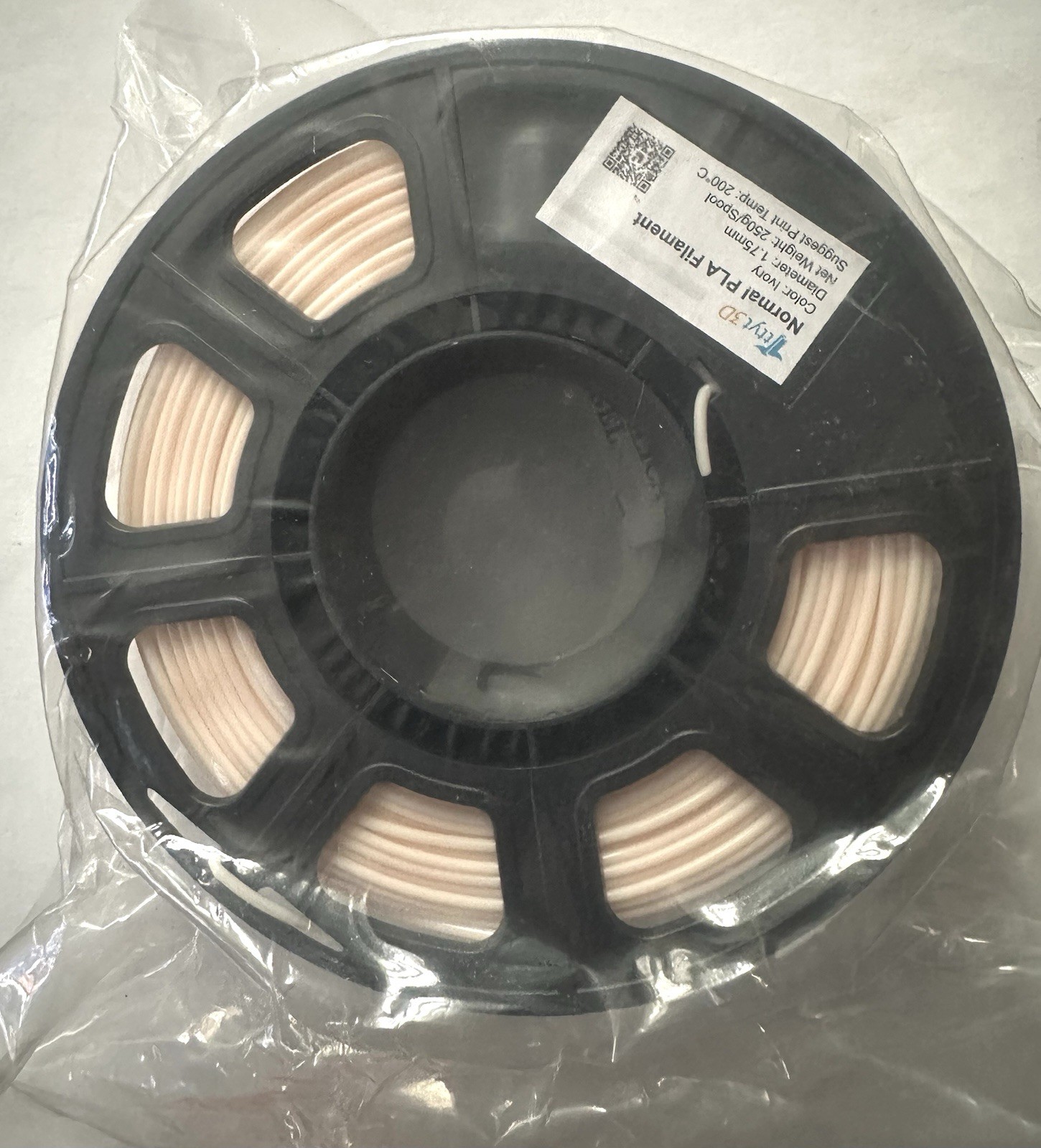 TTYT3D 1.75mm 3D Printer PLA Filament Beige Color,  250g,  3D