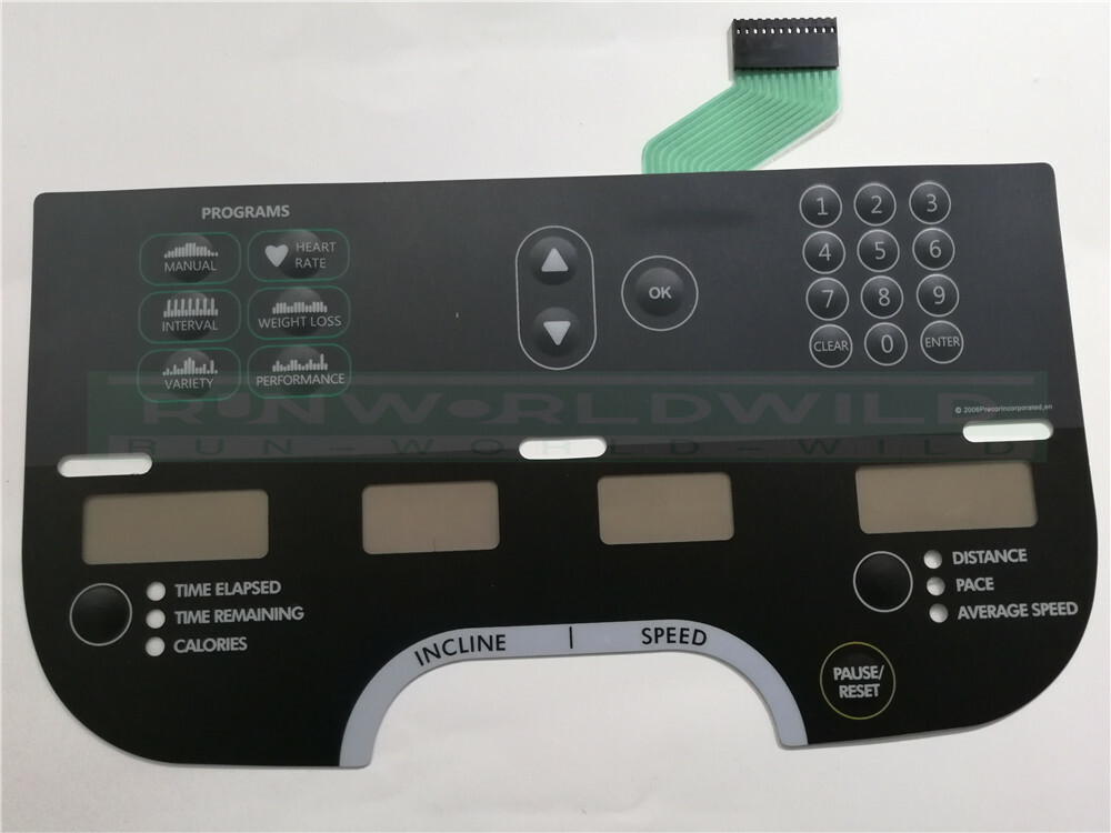1PCS NEW Membrane Keypad FOR Precor 932i Treadmill Panel Switch Button Film