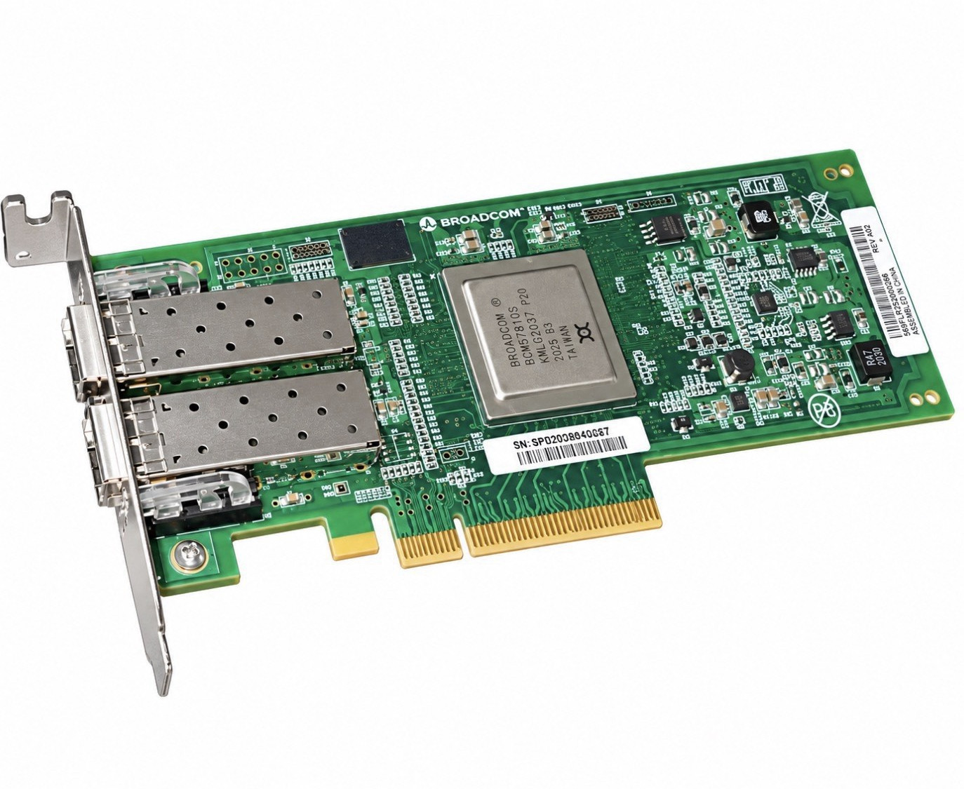 QLogic QLE2562-IBMX FRU:00Y5629 FC Dual Port 8Gb PCIe x8 Network Adapter LP