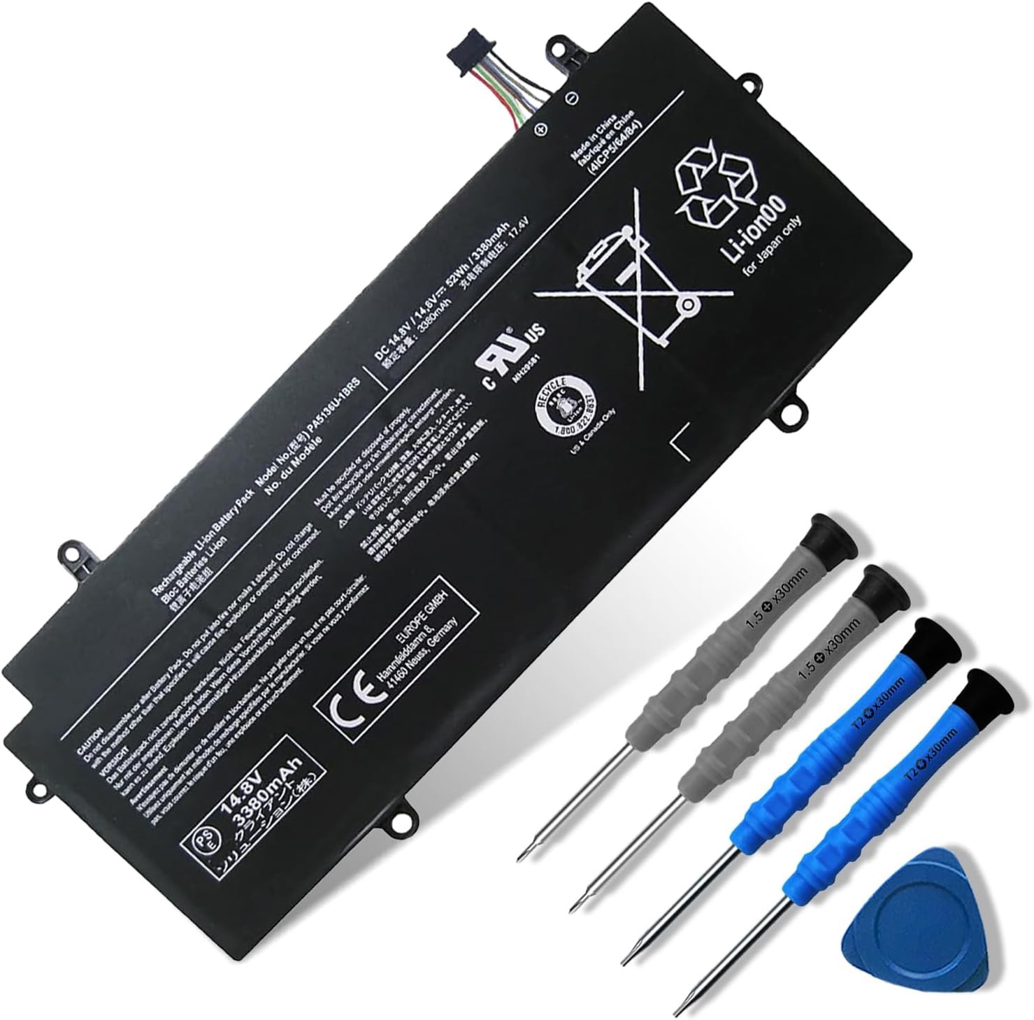 PA5136U 1BRS 14.8V 52Wh Laptop Battery Compatible with Toshiba Portege Z30 Z30