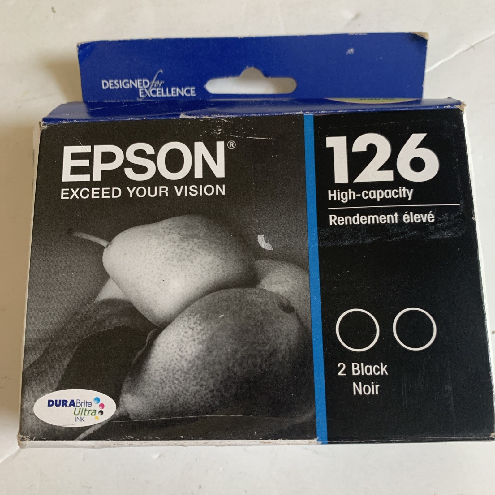 Epson T126120-D2 Black Printer Ink Cartridge - 2 Pieces Date 2024 Zp