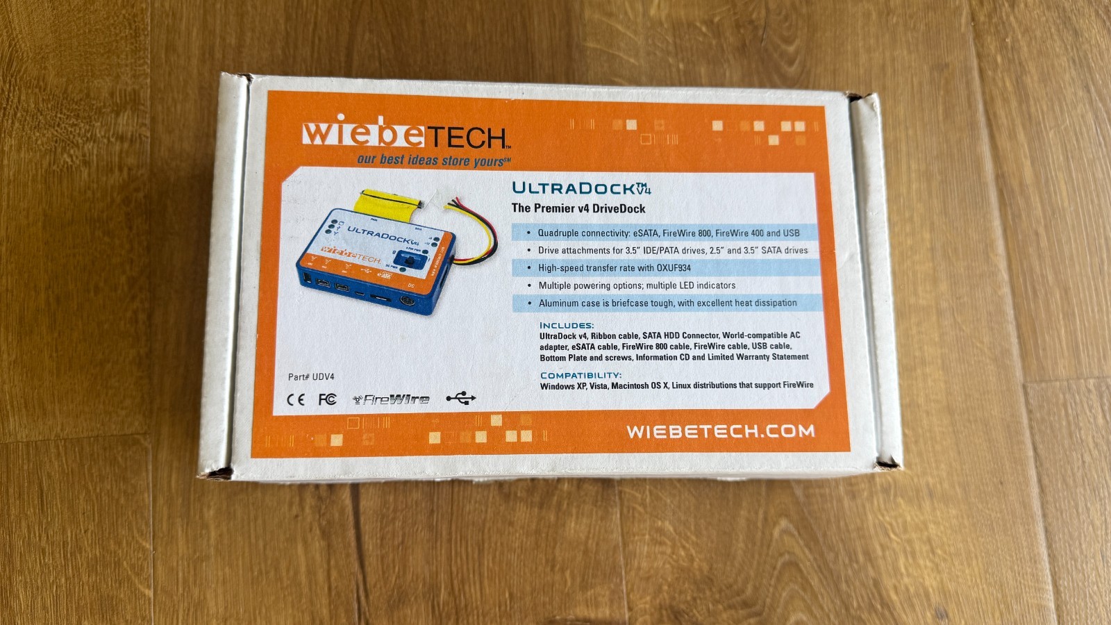 WiebeTech UltraDock v4 DriveDock UDV4 Hard Drive Dock Unit BRAND NEW Never Used