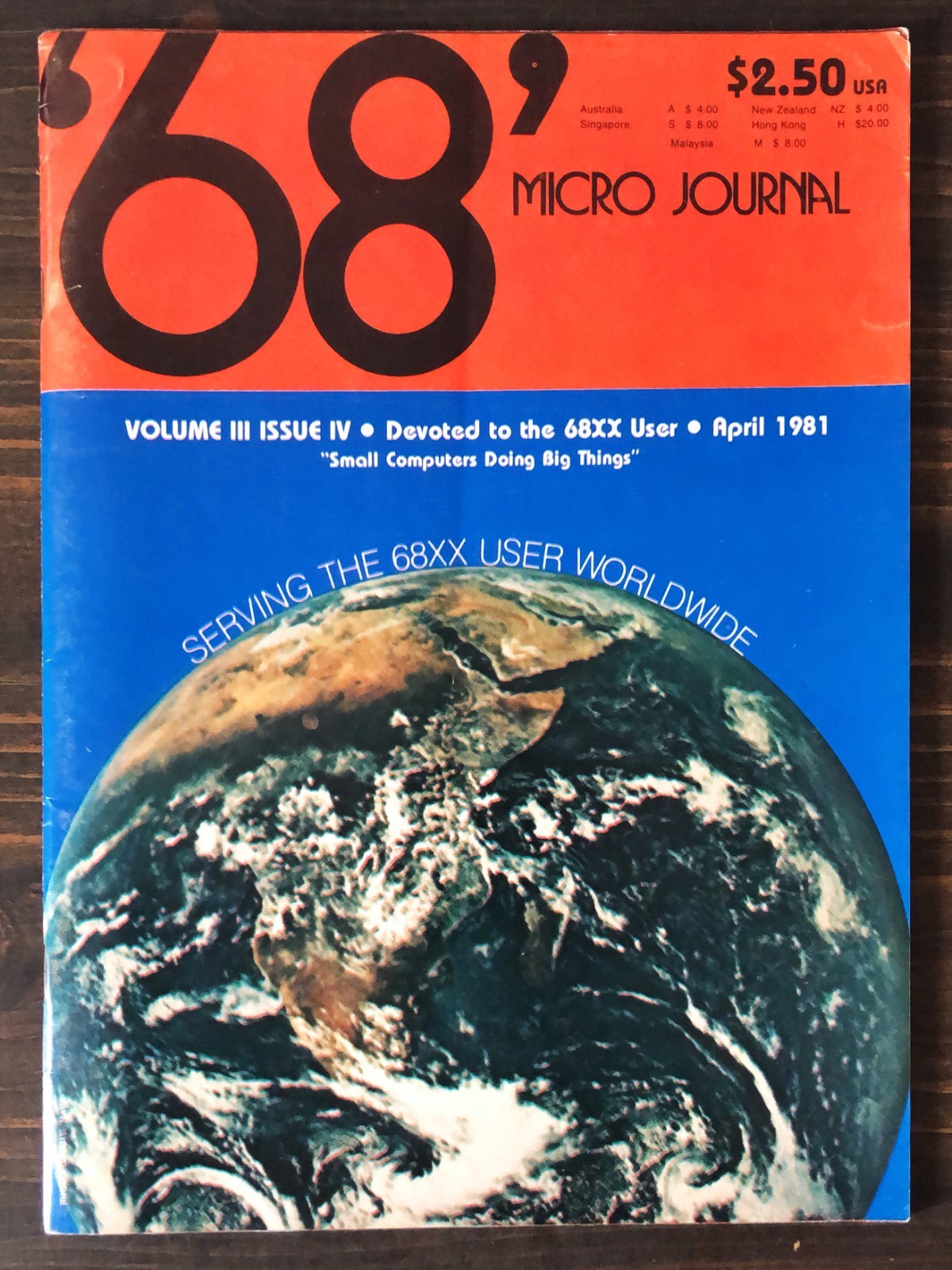 68 Micro Journal - April 1981, Vol. III, Issue IV
