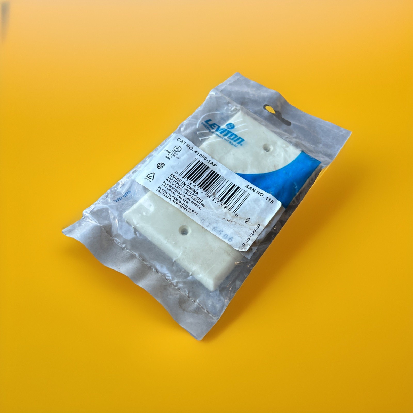 🔥(AN) ***QTY 13*** Leviton 41080-1AP Almond 1-Gang ***FREE SHIPPING***