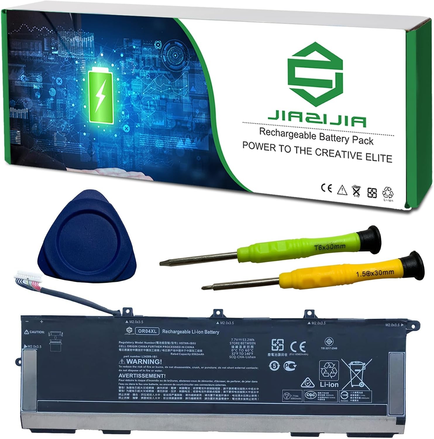 OR04XL L34449 002 53.2Wh Laptop Battery Replacement for HP EliteBook X360 830