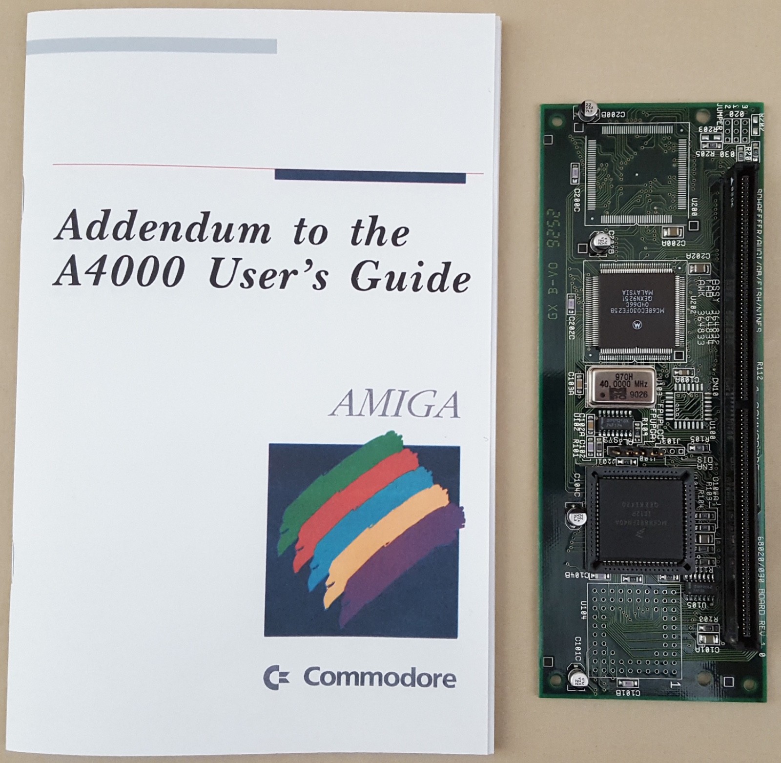 A3630 A3200/A3400 68030 25mhz CPU/40mhz FPU Accelerator for Commodore Amiga 4000