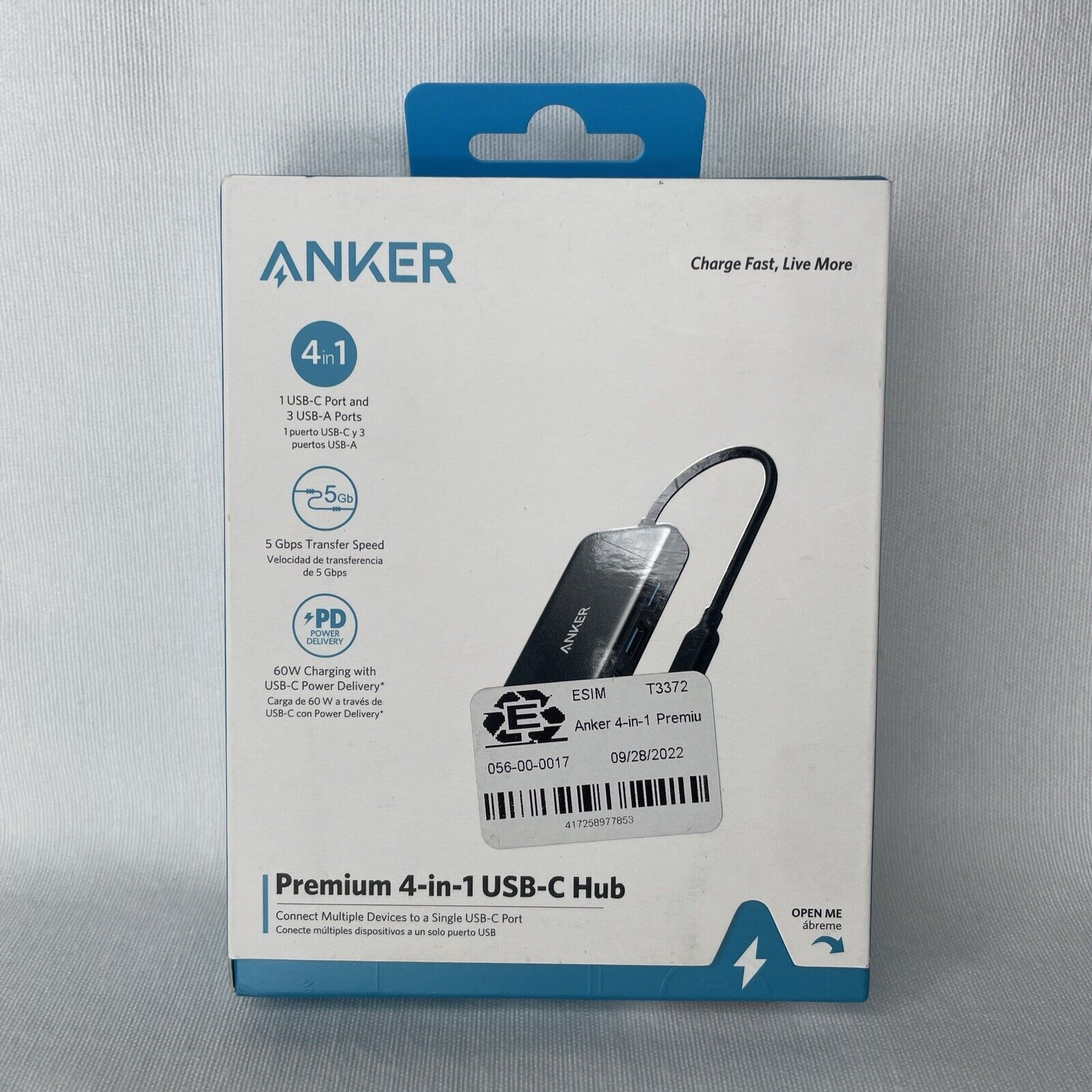 Anker 4-in-1 Premium Hub, Power Expand PD 10Gbps Data Hub, USB-C Power Hub #1