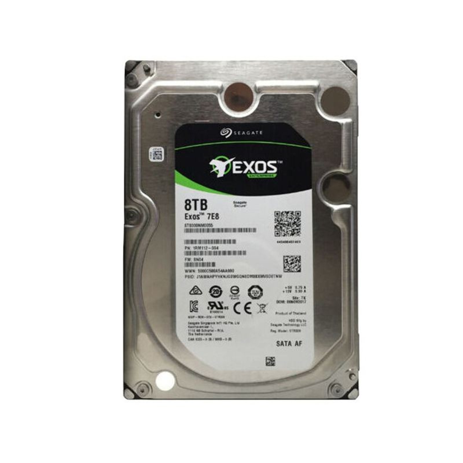 **92% HEALTH** Seagate Exos 7E8 ST8000NM0055 8TB 7200 RPM 256MB Cache SATA 6.0Gb