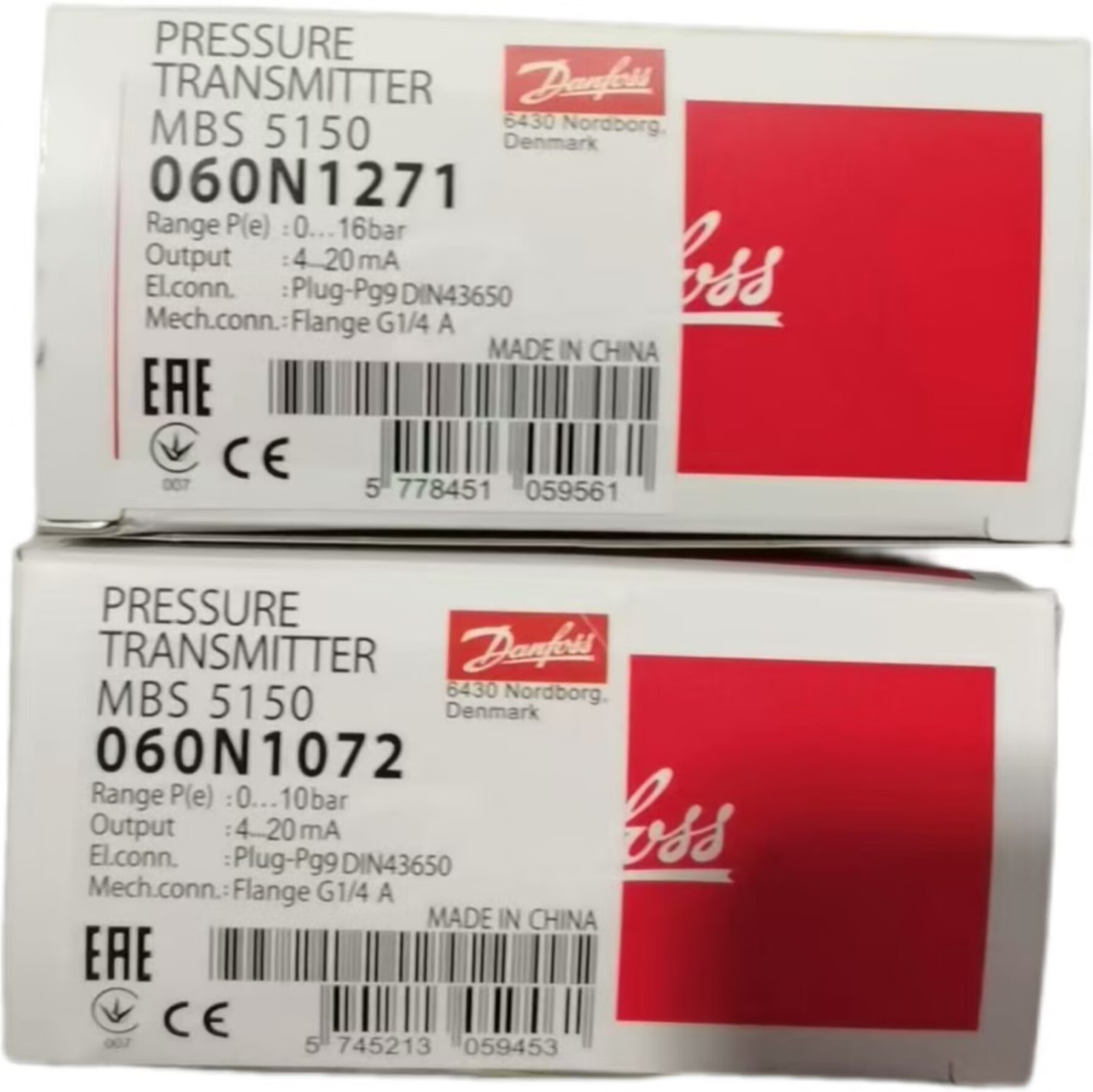 1PC NEW DANFOSS MBS5150 060N1271 Pressure sensors fedex or DHL