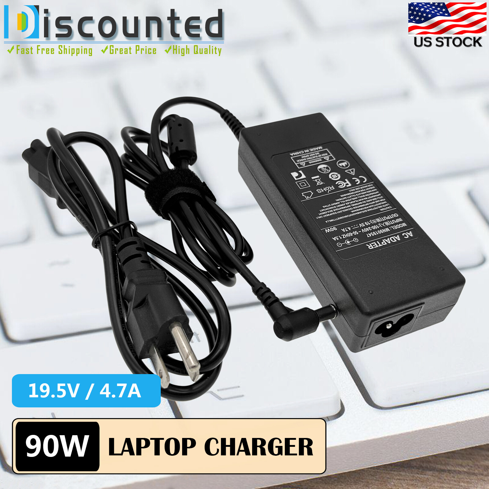 AC Adapter Charger For Samsung U28R550UQN LU28R550UQNXZA LED Monitor Power Cord