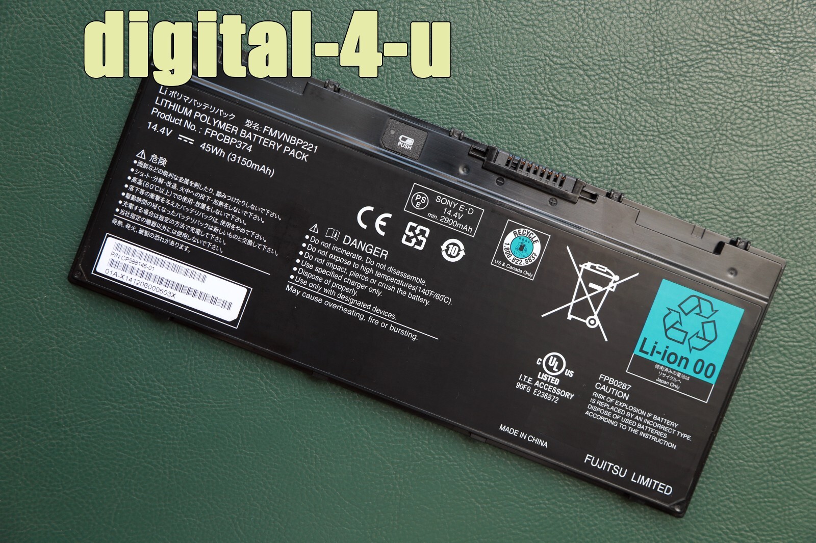 New Genuine FPCBP374 FMVNBP221 Battery for Fujitsu Stylistic Q702 Quattro Q702 