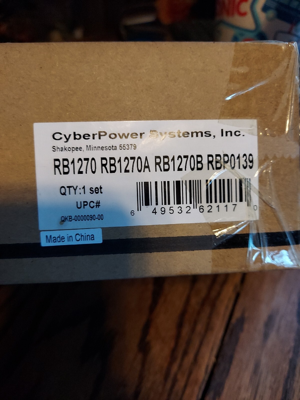CyberPower RB1270B UPS Replacement Battery Cartridge, Maintenance-Free, User Ins