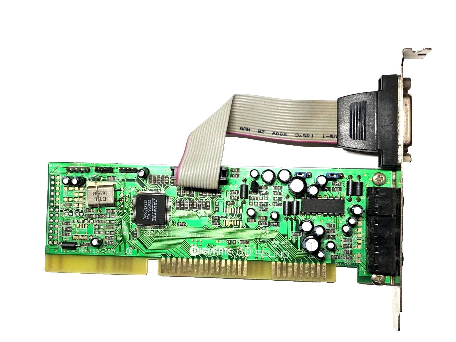 Digimate 3D Sound Card ISA Audio (Crystal CX4235-XQ3 Chipset) for Vintage PC