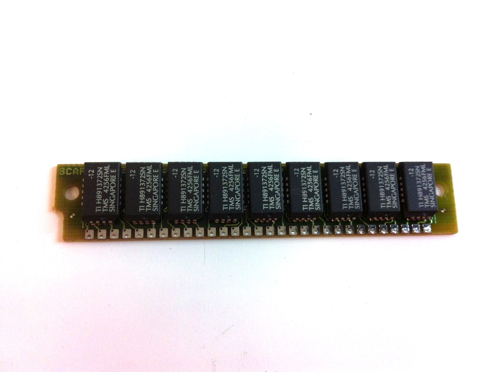 Genuine Vintage TI TEXAS INSTRUMENT TM4256GU9-12 SIMMS 30-Pin Memory 256kg - 200