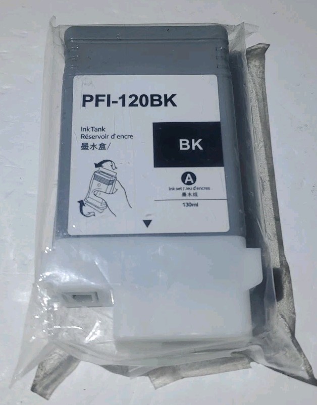 PFI-120 MBK Pigment Compatible with Canon PFI-120 Ink Cartridge Replacement