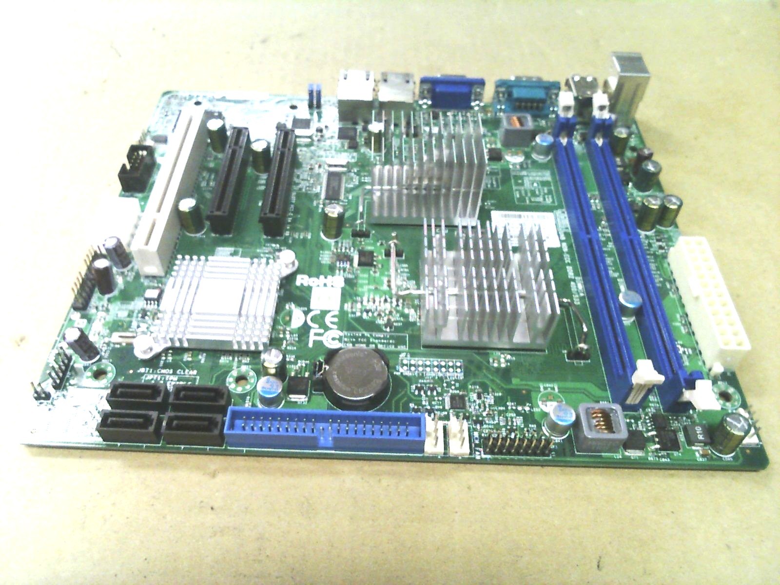 SuperMicro X7SLA-H Flex-ATX Server Motherboard w/ CPU Heatsink 