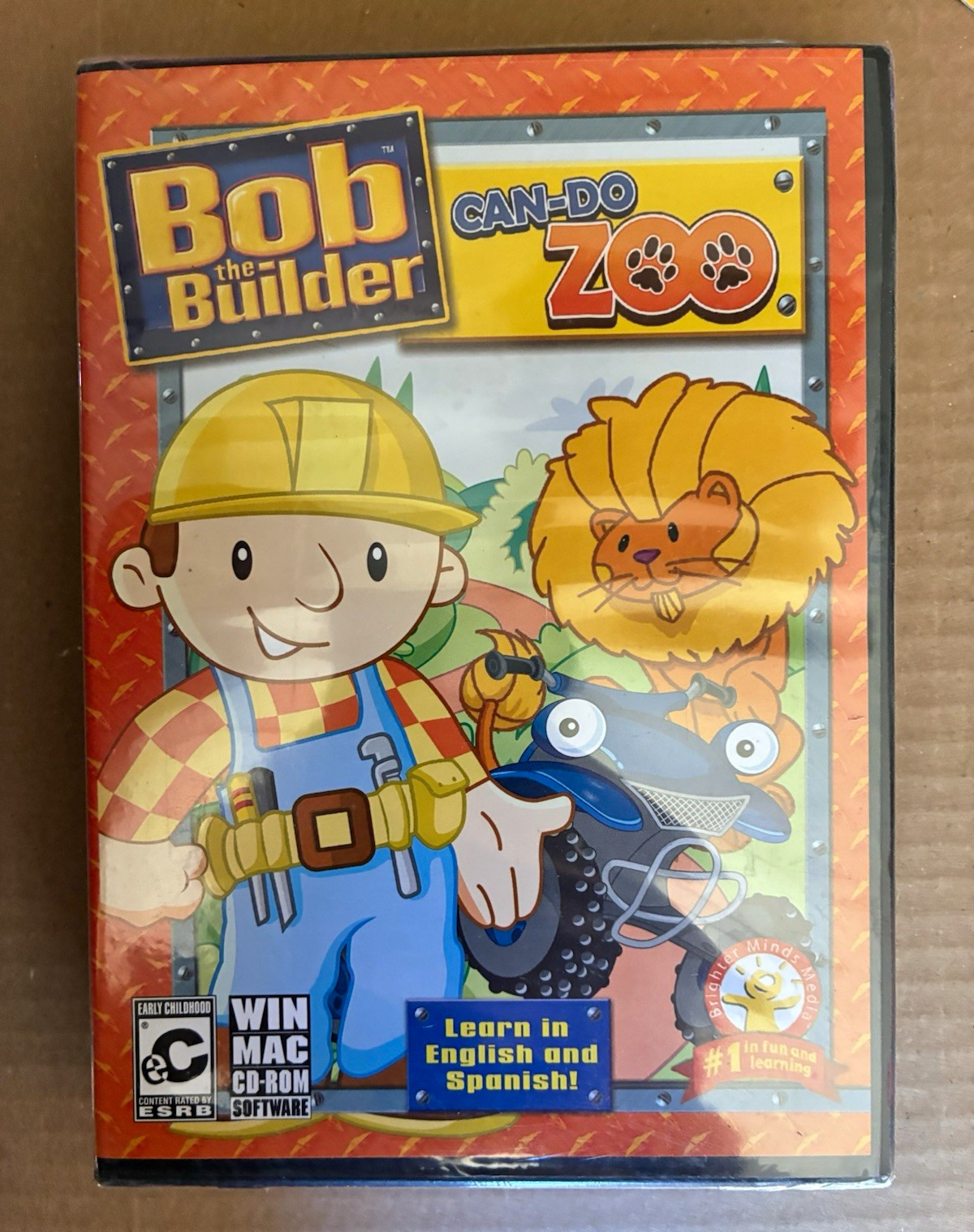 Bob the Builder Can-Do Zoo Language Learning CD-ROM Win/Mac English Spanish