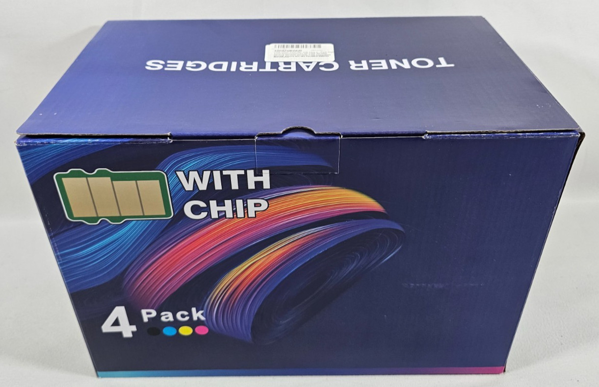 For HP 210A W2100A W2101A 4x Toner Cartridge Black Cyan Magenta Yellow with Chip