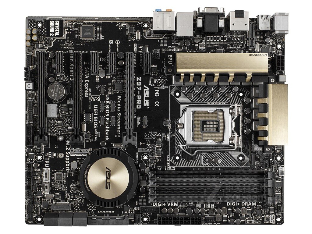 For ASUS Z97-PRO motherboard Z97 LGA1150 DDR3 32G VGA+DVI+DP+HDMI ATX Tested ok