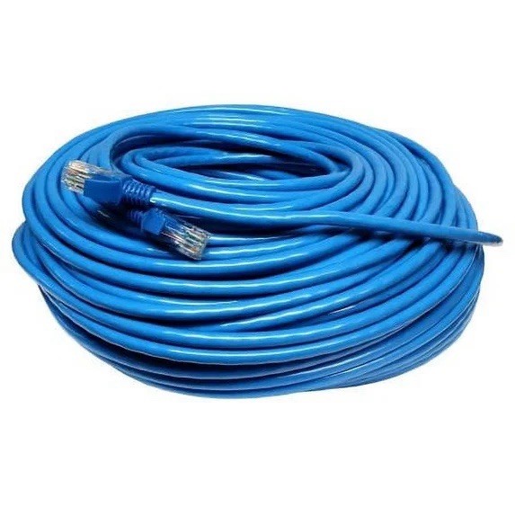 MediaBridge CAT6 Ethernet Cable Blue Networking Cord 100Ft. (NEW)
