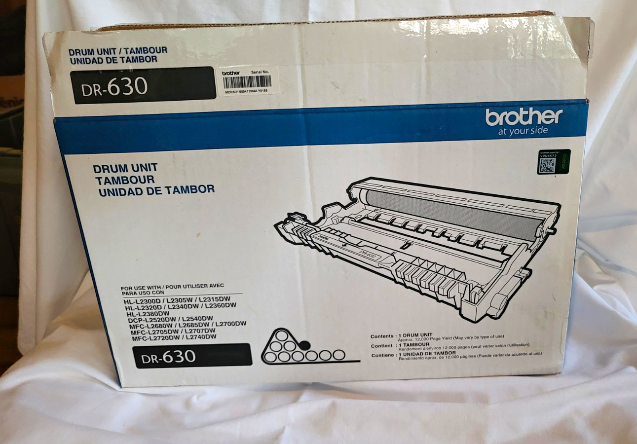 Brother DR-630 Drum Unit Black for HL-L2300D HL-L2305W HL-L2315DW