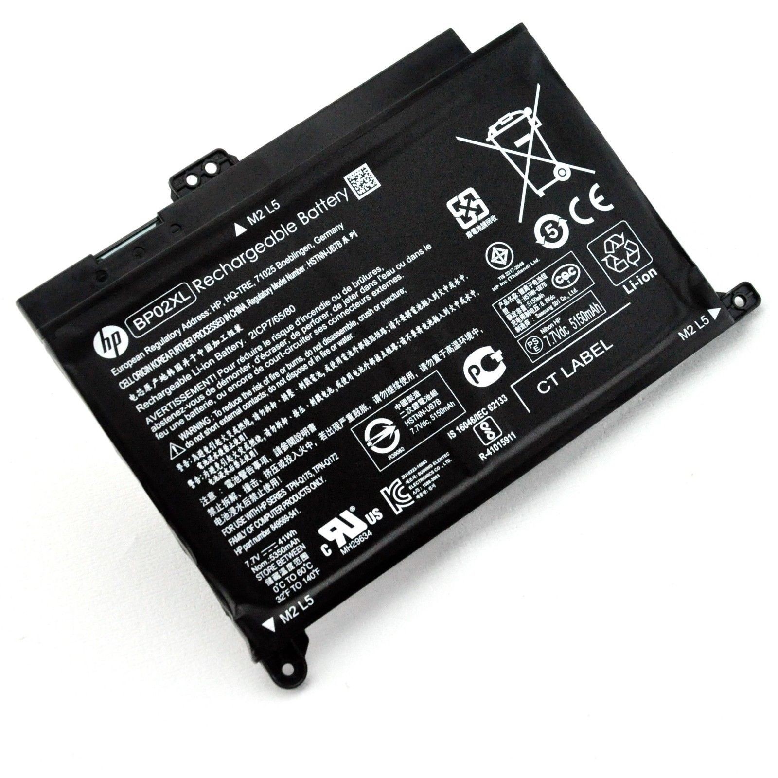Genuine NEW BP02XL Battery For HP Pavilion BP02041XL 849909-850 849569-541 41Wh