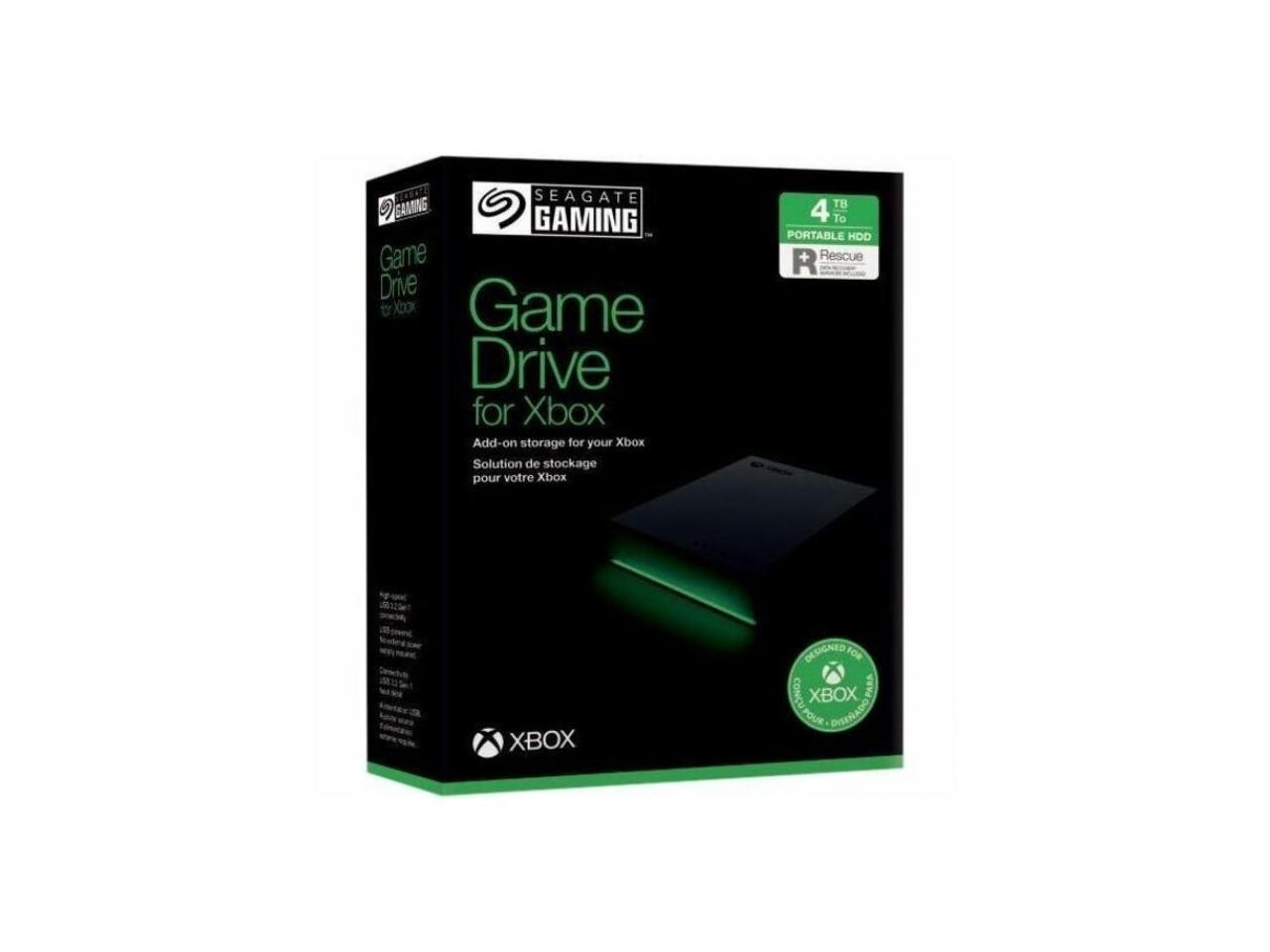 Seagate Game Drive STKX5000403 5 TB Portable Hard Drive - External - Black -