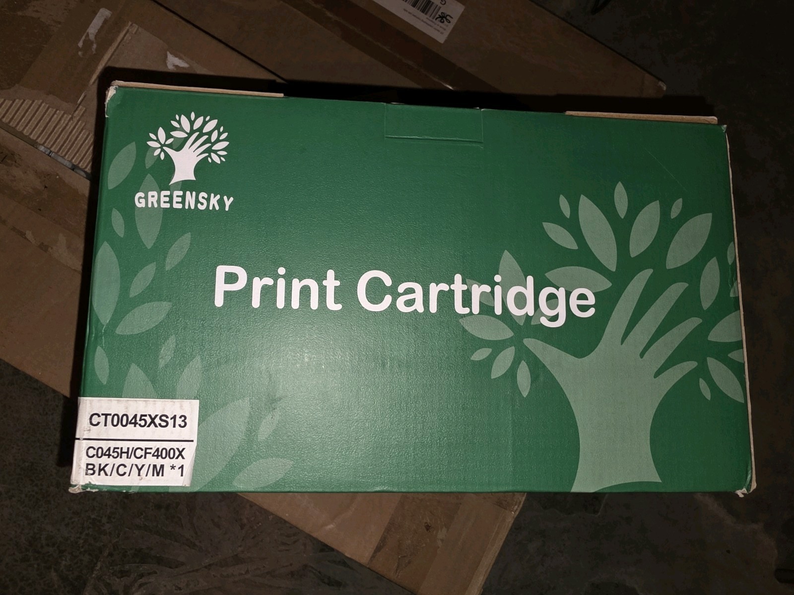 4 pack BK/C/Y/M Greensky C045H/400X HP Compatible Ink Cartridges NEW - OPEN BOX