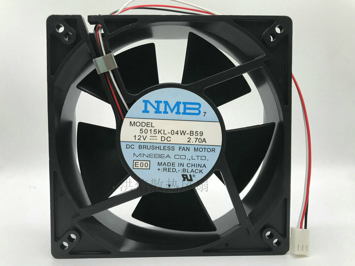 Original NMB 5015KL-04W-B59 DC12V 2.70A 12738 3-wire gale volume cooling fan