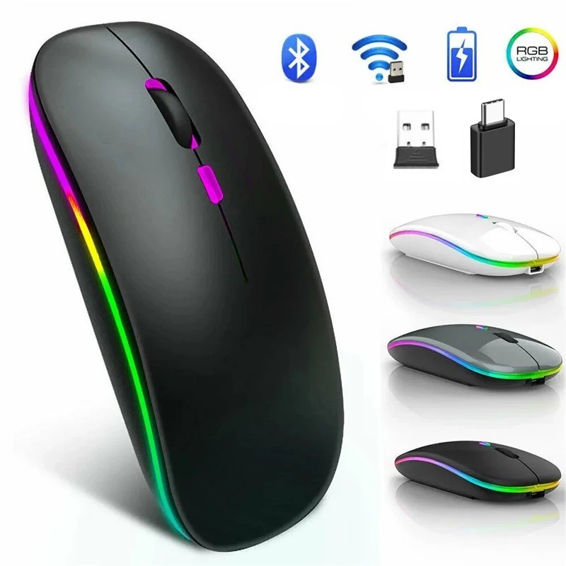 Nexurion Wireless Mouse for Laptop & PC, Bluetooth, Rechargeable