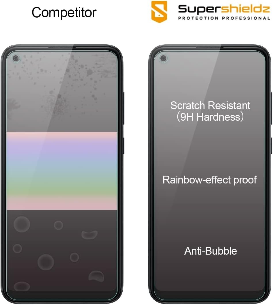 2 Pack Designed for Samsung Galaxy A11 Tempered Glass Screen Protector, Anti Scr
