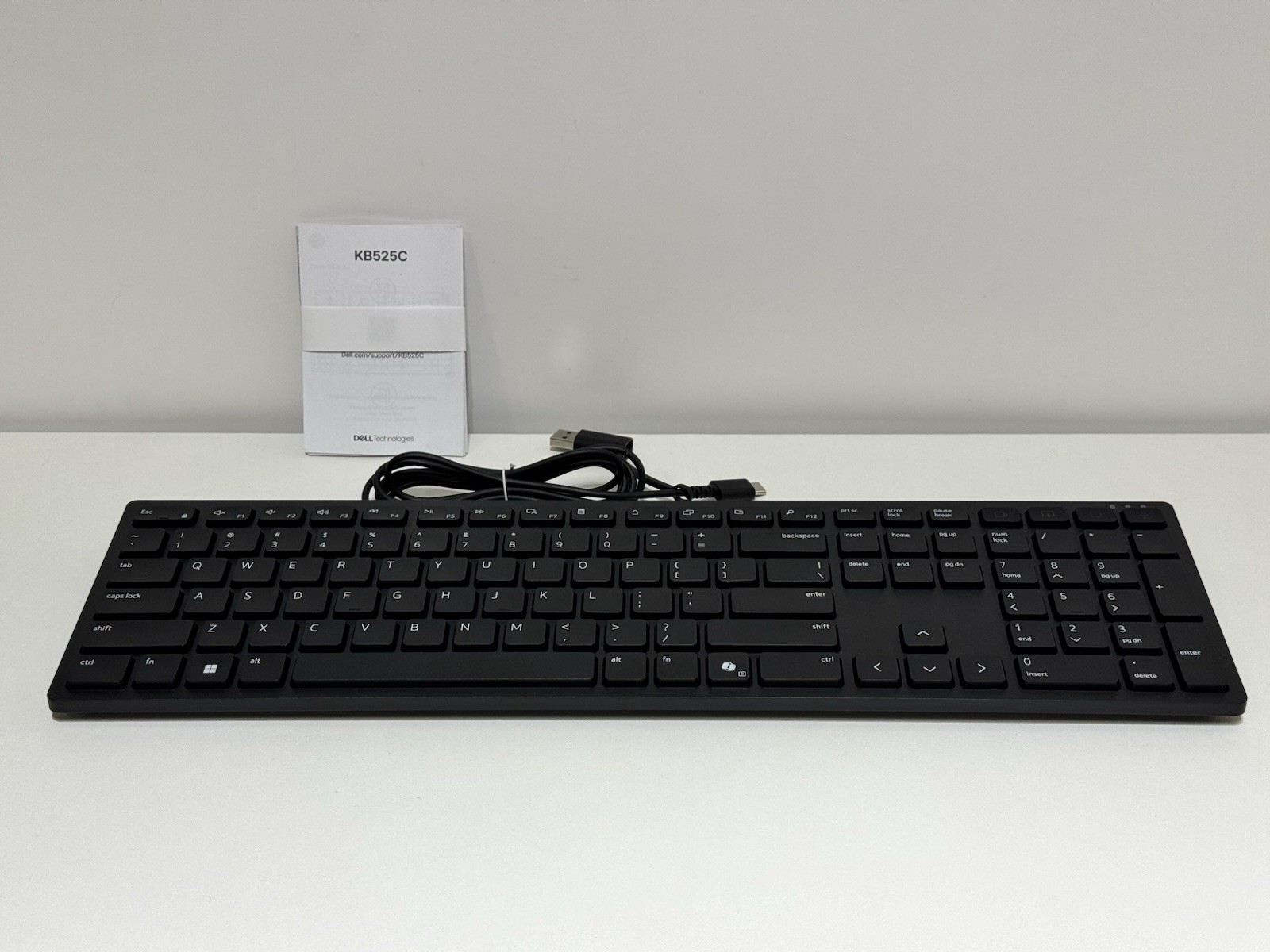 Dell Pro Silent Wired Collaboration Keyboard - KB525C - US English - Black