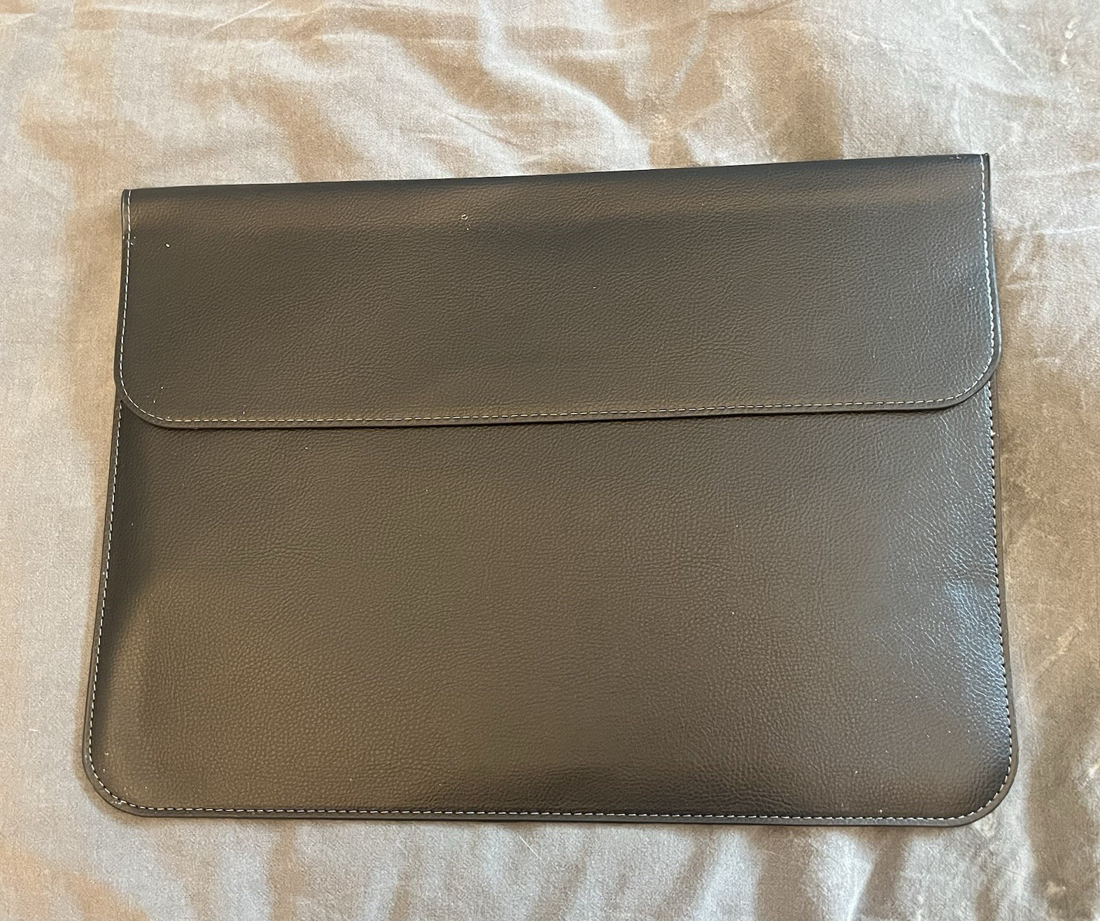 MEGOO Solid Black/Gray Laptop Sleeve Case Pouch Protective Cover
