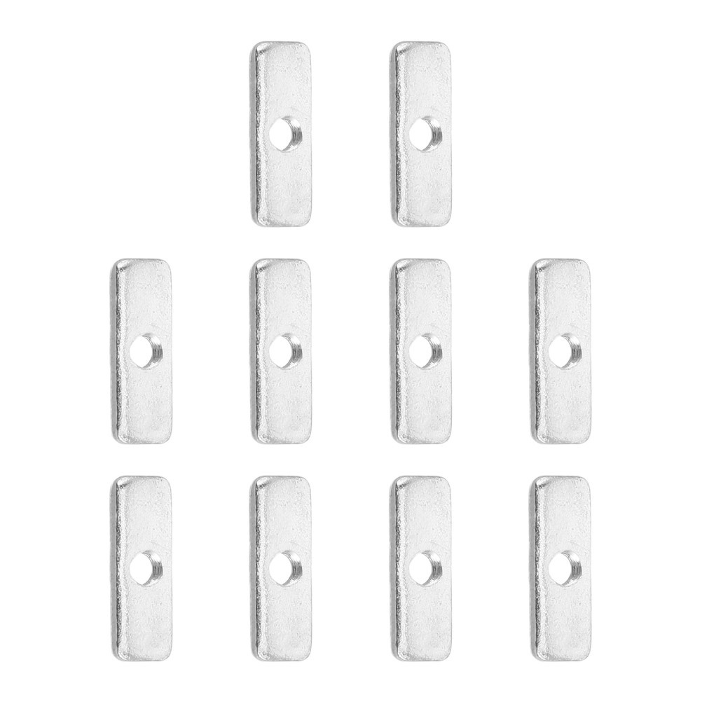 40 pcs M3 Rectangular Retainer Plates Compatible with Voron V0 , Metal
