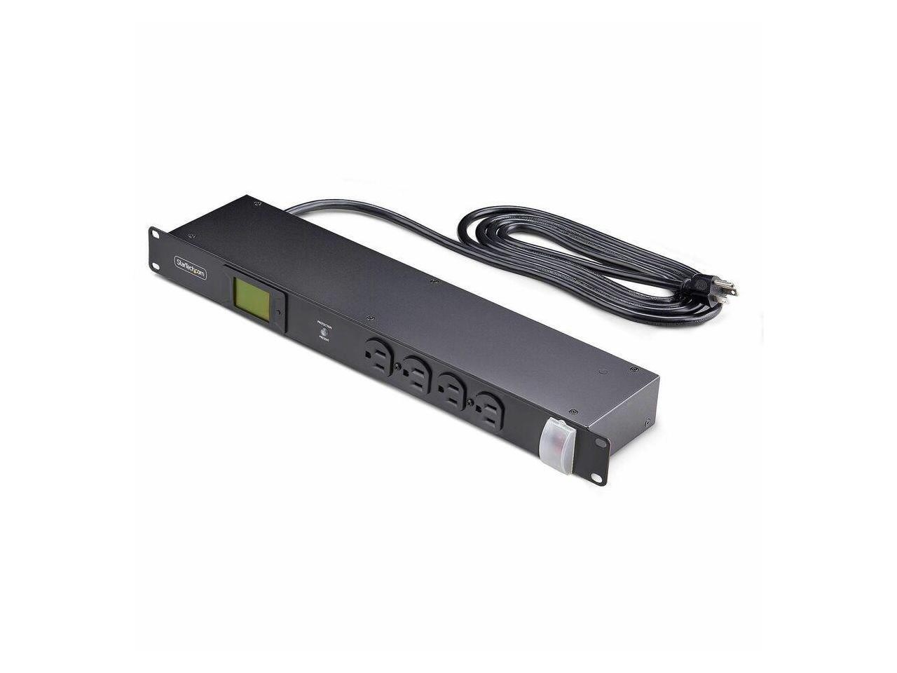 StarTech.com 16NM8-RACK-MOUNT-PDU 125V/15A 8ft (2.4m) 1U 16-Outlet Horizontal Ra