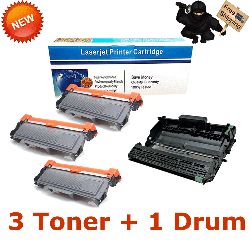 4PK TN660 TN630 Toner and DR630 Drum for Brother DCP-L2540DW