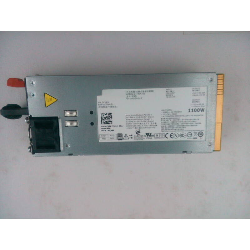 For DELL L1100A-S0/L1100AS0R910 1100W Server Power Supply