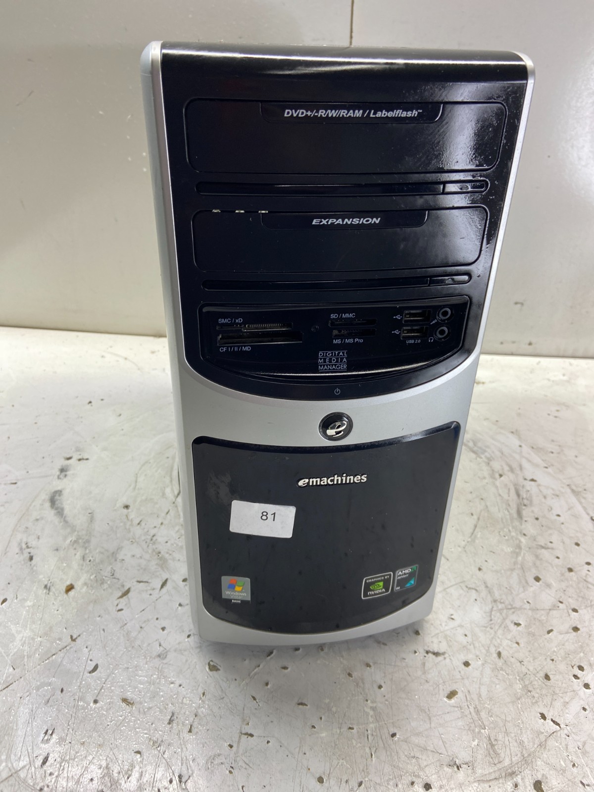eMachines ET1161-05 AMD Athlon LE-1620 2GB NO HDD