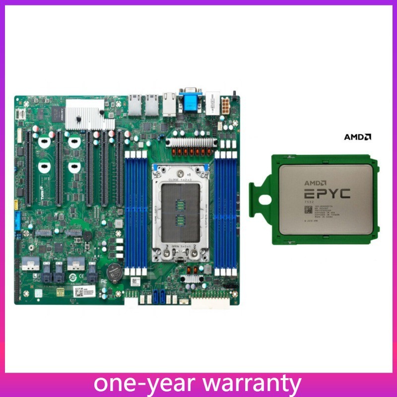  TYAN S8030 GM2NE SP3 Motherboard, AMD With EPYC 7532 CPU 32 Cores