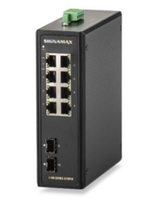 Signamax I-100 8 Port Industrial Gigabit PoE+ Switch SI10011
