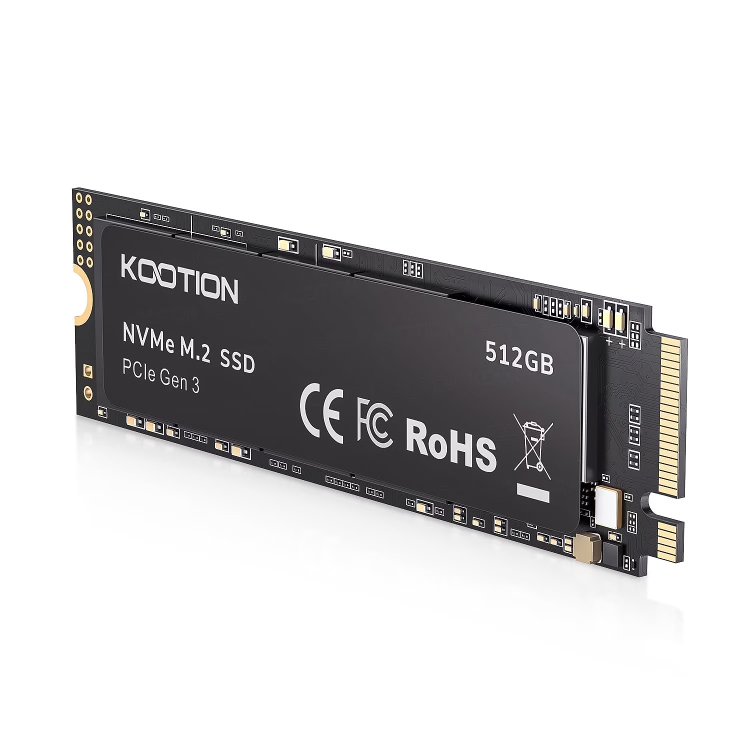 KOOTION 512GB NVMe M.2 PCIe 2280 SSD Internal Solid State Drive
