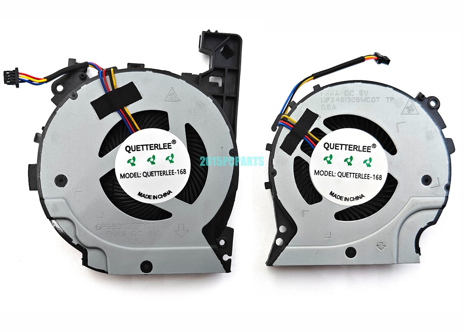 New HP Pavilion Gaming 15-cx0000 15-CX0040NR 15-CX0058W CPU & GPU Cooling Fans